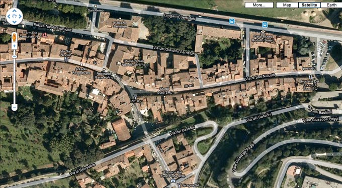 Firenze, Italia Google Maps Location 2006 approx